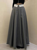 IFOMT 2024 New Fashion Elegant Flip High-waist Suits Dress Skirt