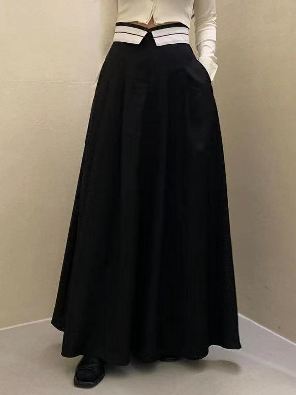 IFOMT 2024 New Fashion Elegant Flip High-waist Suits Dress Skirt