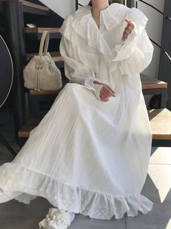 IFOMT 2024 New Fashion Elegant Lace Bell Sleeve Dress