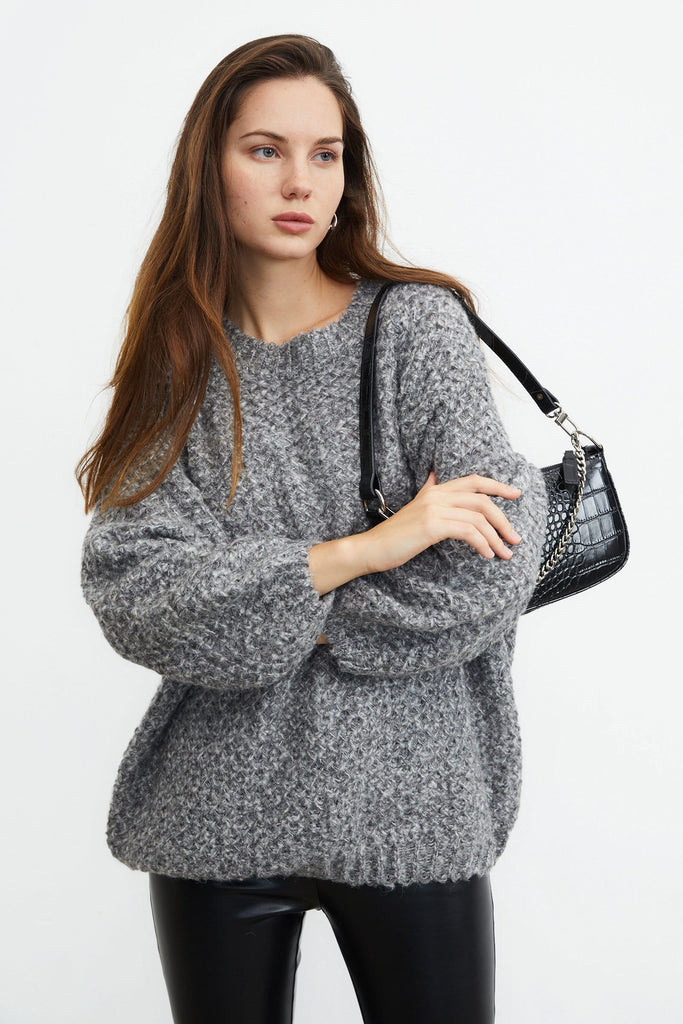 Ifomt Marley Grey Beehive Sweater