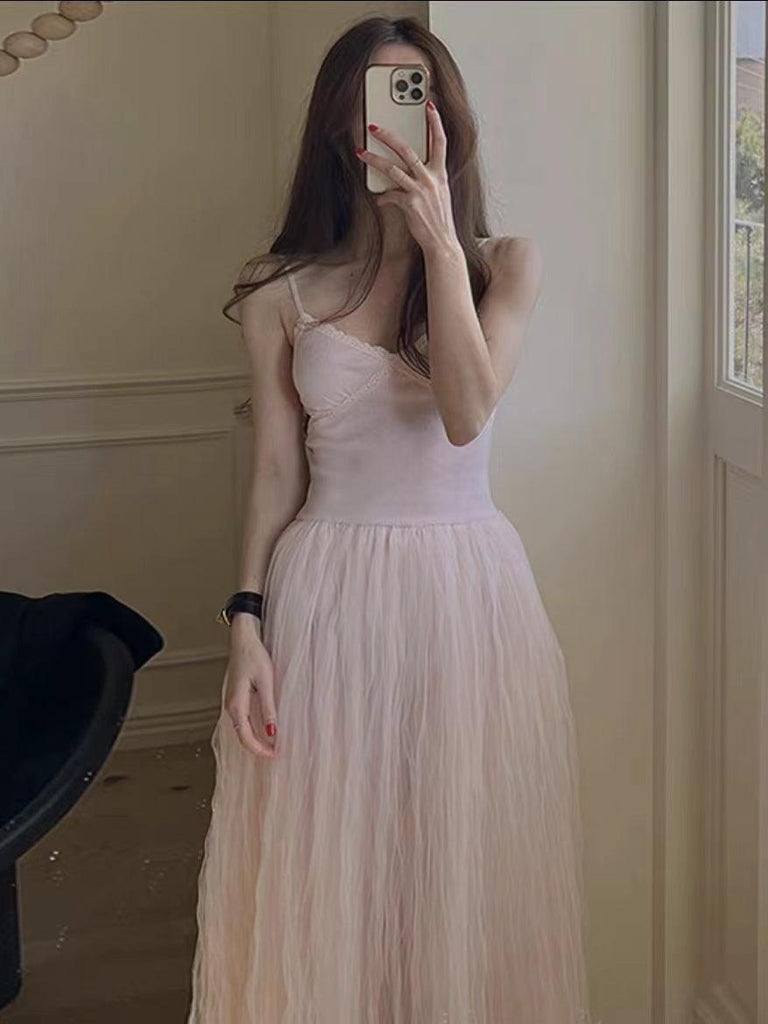 IFOMT 2024 New Fashion Elegant Graceful Ballet Lace Strap Dress