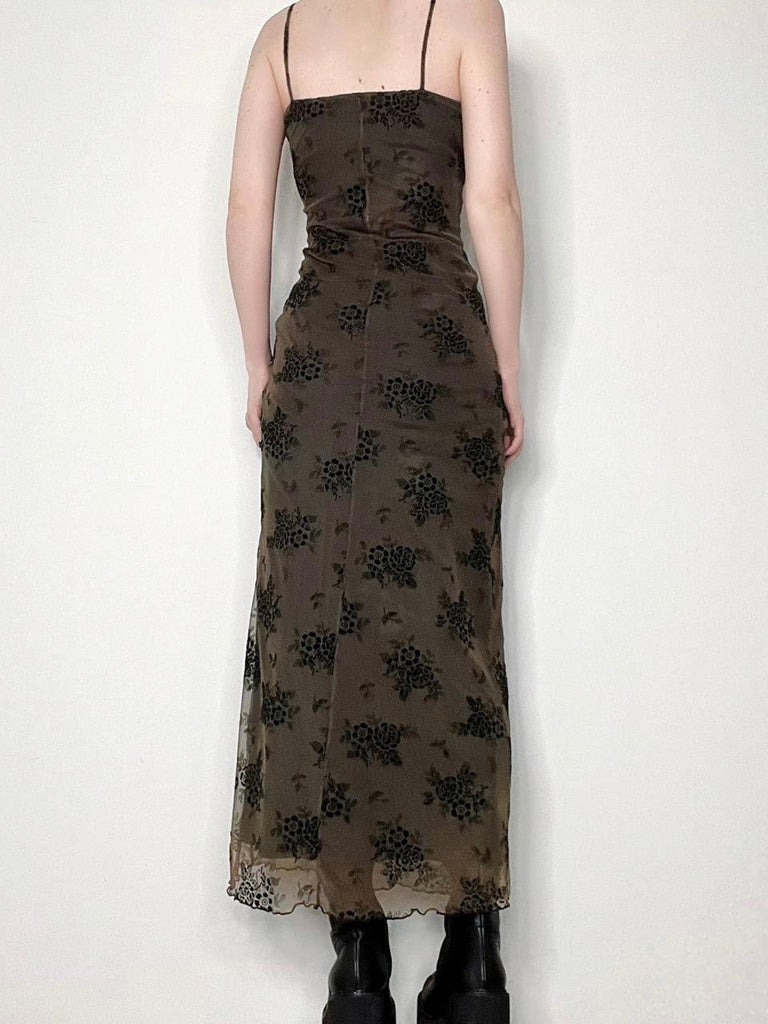 IFOMT 2024 New Fashion Elegant Vintage Embroidered Slip Dress