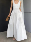 IFOMT 2024 New Fashion Elegant Strappy Elegant A-line White Dress