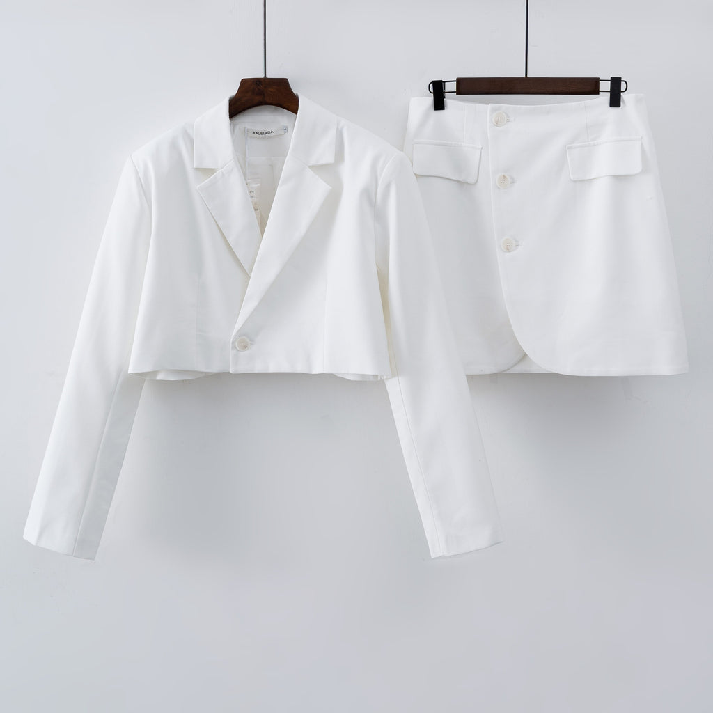 Ifomt 2023 Women Stylish Blazer Skirt Suit Casual Female clothing set