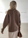 Ifomt 2023 Spring Autumn winter Casual Knit coat wool long cardigan Thick Warm Jacket
