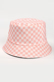 IFOMT 2024 New Woman HatCheckered Print Reversible Bucket Hat