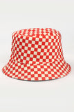 IFOMT 2024 New Woman HatCheckered Print Reversible Bucket Hat
