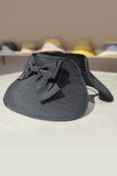IFOMT 2024 New Woman HatFoldable Bow Ties Straw Hat