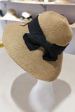 IFOMT 2024 New Woman HatFoldable Wide Brim Bow Ties Straw Hat