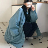 Ifomt Korean Cotton Bread Clothing Solid Simple Harajuku Student Hooded Coat Oversized Loose Short Parka Winter Keep Warm Women Jacket