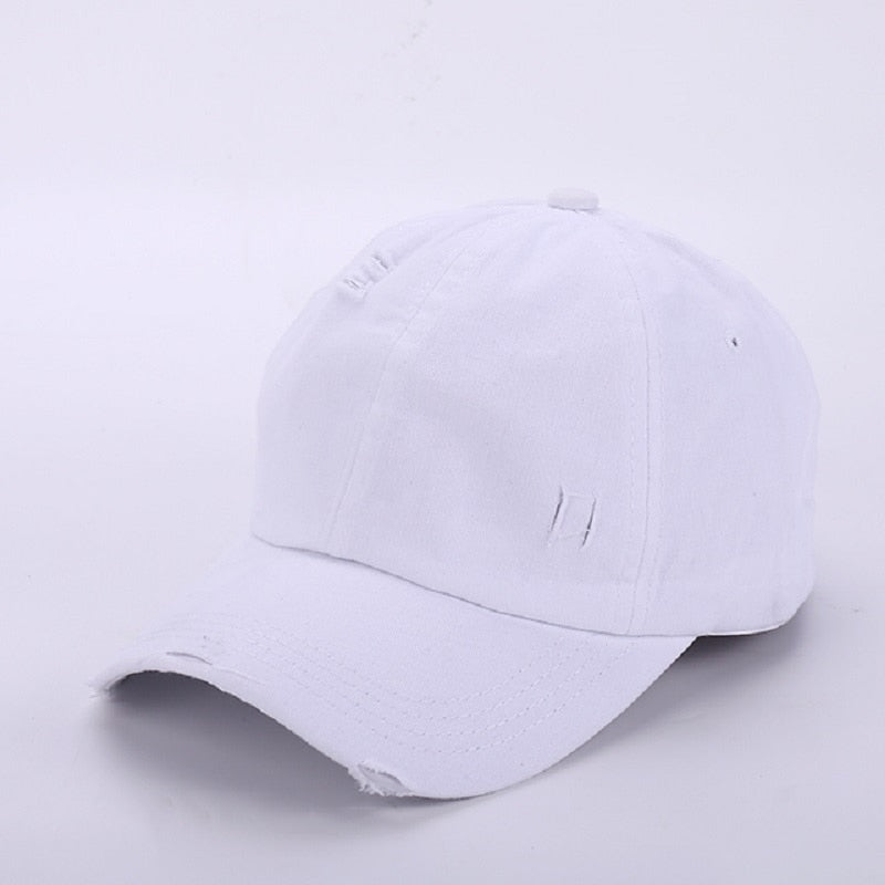 Ifomt High Quality Adjustable Cotton Baseball Hat With Ring Outdoor Sports Sun Cap For Women Men Fashion Snapback Hat