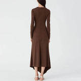 IFOMT Large curve close-fitting dress spring high luxury elegant skin slimming dress