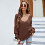 Ifomt Ladies Solid Autumn Winter Sweater Women Pullover Sexy Casual Long Sleeve Pocket Oversize Loose Women Sweater Tops Jumper Female