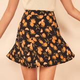 Ifomt Skirts Womens Clothes A Line Casual Plaid Skirt Zipper High Waist Mini Skirts Women Clothing Sexy Short Summer Skirt