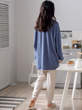 Autumn Fashion Pajama Set For Women 100% Cotton PJS Atoff Home Satin Avocado Sleepwear Spring Warm Silk Kawaii Nightwear