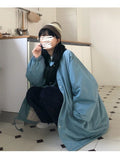 Ifomt Korean Cotton Bread Clothing Solid Simple Harajuku Student Hooded Coat Oversized Loose Short Parka Winter Keep Warm Women Jacket