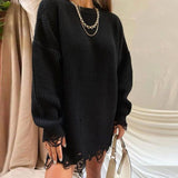 Ifomt Ladies Sexy Autumn Winter Sweater Women Casual Thick Oversized Loose Pullovers Women Sweater Dress Jumper Knitted Tops Female