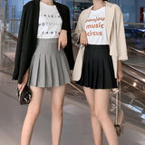 Ifomt Back to college Jocoo Jolee Women Summer High Waist Plaid Skirts Casual Korean A Line Shirts Japanese School Kawaii A-Line Skirts For Teenager