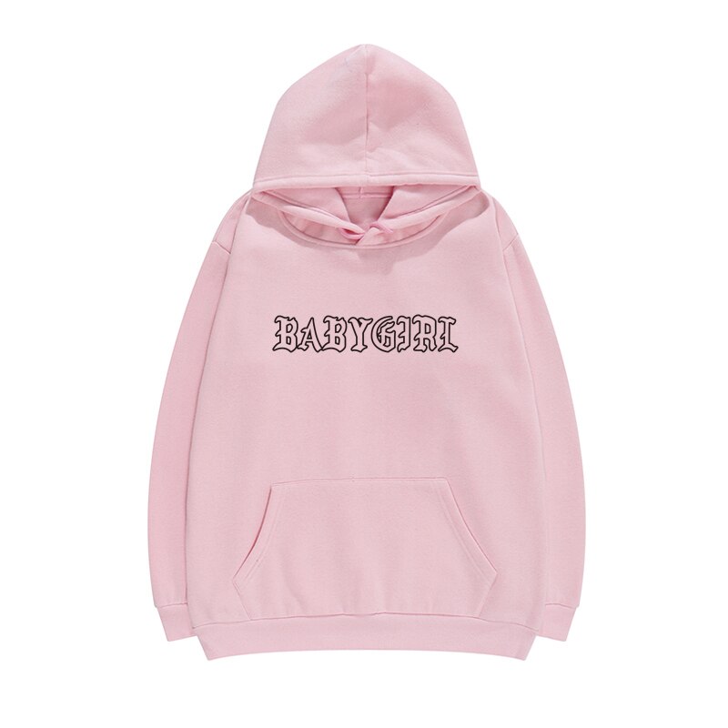 Ifomt Harajuku Baby Girl Goth Pink Letter Y2K Vintage Cute Girl Pullovers Hoodie Women 90s Fun Loose Punk Kawaii Streetwear Sweatshirt