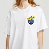 90s Vintage Tshirt Fashion Top Tees Summer Women Tshirt Van Gogh Harajuku Aesthetic T Shirts Women Oil Painting Funny T-shirt