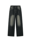 IFOMT 2024 y2k Vintage frayed-edge boyfriend jeans