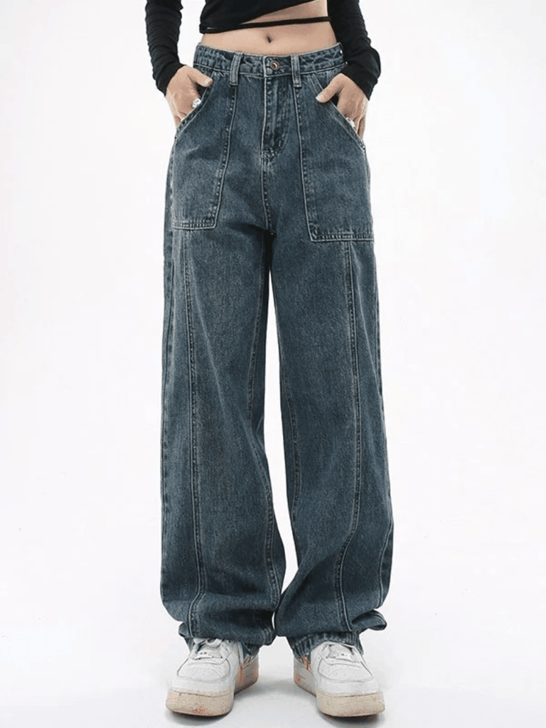 IFOMT 2024 y2k Vintage 90s Straight Leg Cargo Jeans