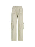 IFOMT 2024 y2k Vintage khaki baggy cargo jeans