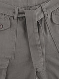 IFOMT 2024 y2k Faded cargo jeans with patch pockets