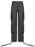 IFOMT 2024 y2k Vintage multi-pocket patched cargo jeans