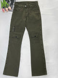 IFOMT 2024 y2k Faded flared jeans with metallic decoration