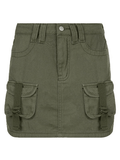 IFOMT 2024 y2k Denim mini skirt with patch pocket