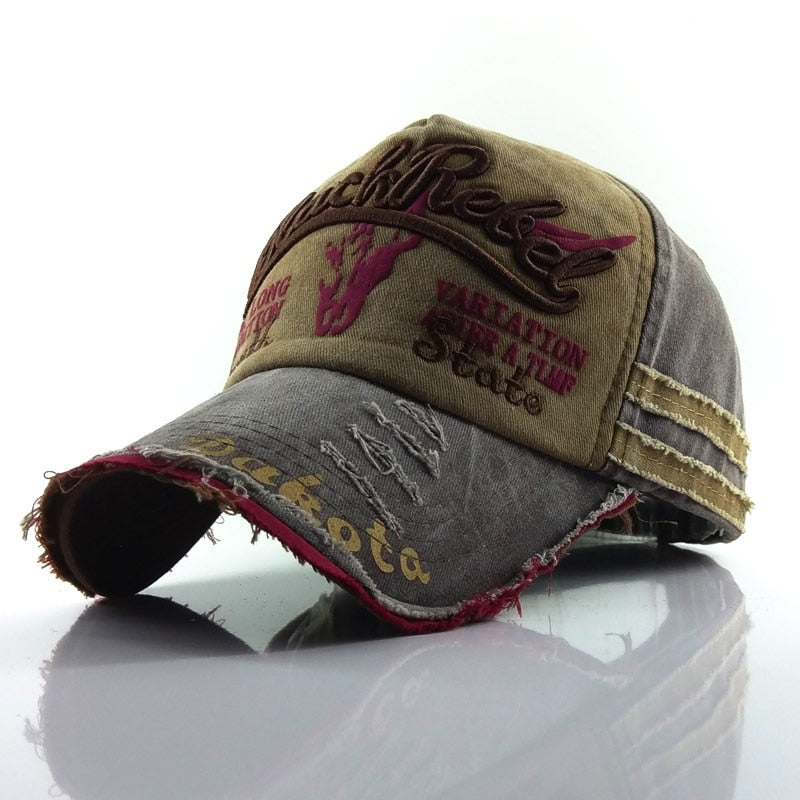 Ifomt Vintage Unisex Men Solid Washed Cotton Sports Hat Women Letter Adjustable Fitted Dad Hats Trucerk Cap Baseball Caps Snapbacks