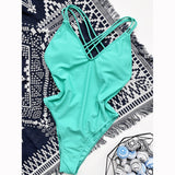 2023 Women Swimwear   Women One Piece Swimsuit Female Bathing Suit Bandage Monokini Brazilian Swimming Suit Beachwear