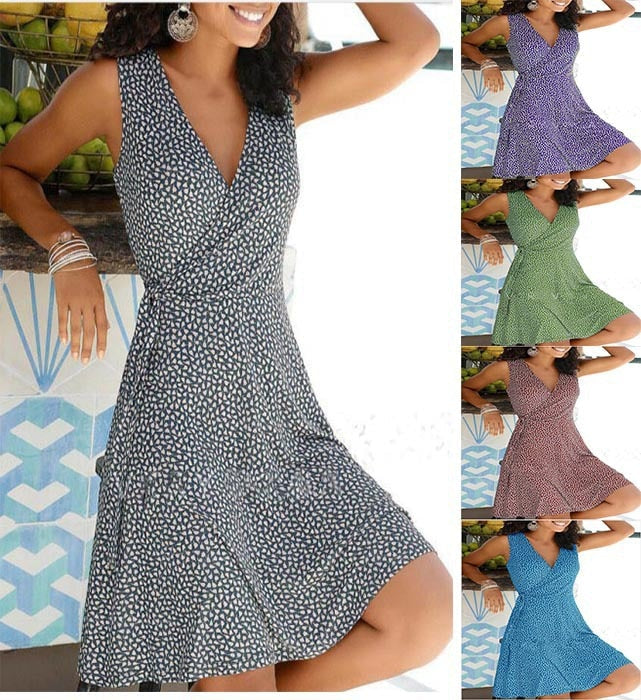 IFOMT Geometric Pattern Vintage Street Style Dresses