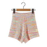 Ifomt New Arrival Autumn Knitting Cardigan And Elasticed Knitted Shorts Women Sets 2Piece Sets