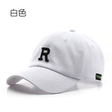 Ifomt Women's Cotton Trucker Cap Adult Casual Sports Hats Hiking Fishing Camping Hat Men R Letter Adjustable Baseball Cap