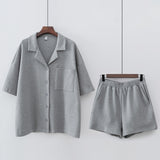 Ifomt 2023 Women Casual Cotton T shirt Short Sets Women Two pcs sets