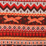 Ifomt Vintage Fox Embroidered Christmas Sweater