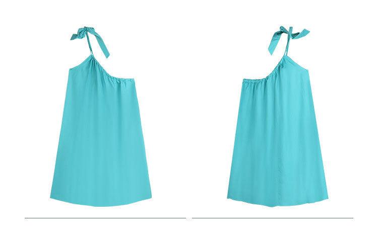 IFOMT 2024 New Fashion Elegant One Shoulder Strap Beach Dress