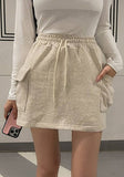 Ifomat Amiable Elastic Waist Band Skirt