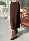 Ifomat Jordan Knit Long Skirt