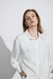 Ifomt Business Essential Ivory Silky Blouse