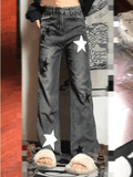 Ifomat Dark Wash Star Patch Boyfriend Jeans