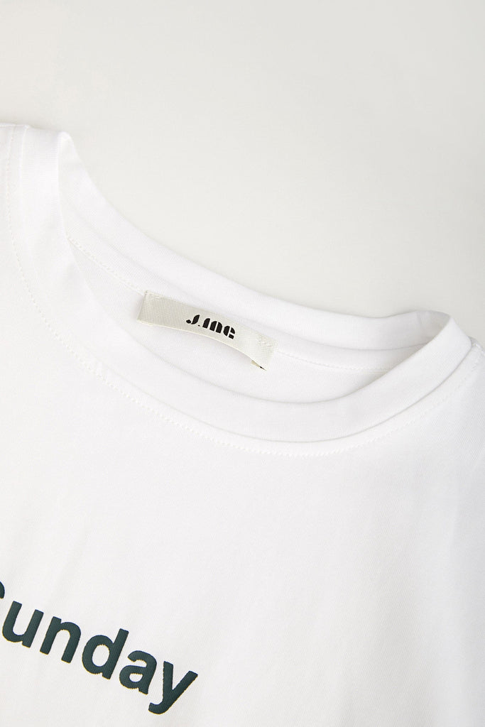 Ifomt White Modal-Blend Printed T-shirt