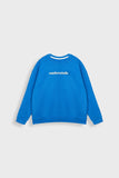 Ifomt Alejandra Blue Oversized Sweatshirt
