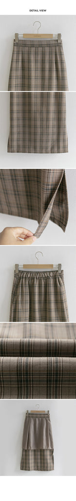 Ifomat Sariah Check Skirt