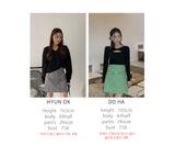 Ifomat Crowe Check Skirt
