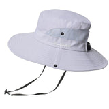 Men's Women's Sun Hat Bucket Hat Fishing Hat Summer Outdoor Waterproof Portable UV Sun Protection UPF50+ Hat Polyester Watermelon Red Beige gray Gray Patch for Hunting Fishing Climbing