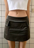 Ifomat Mola Leather Skirt