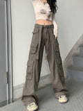 Ifomat Pocket-Detail Vintage Cargo Jeans